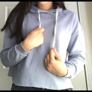 Light blue hoodie